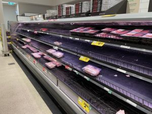 Covid impacts seen on the shelves