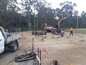 Works resume on the Mt Evelyn pavilion