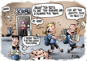 CARTOON: Students return to school