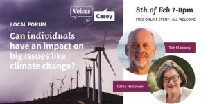 Voices of Casey hold forum with Cathy McGowan and Tim Flannery
