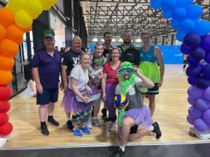Spiking the ball for the Good Friday Appeal
