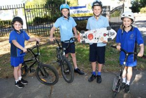 Responsibility of riding to school made fun