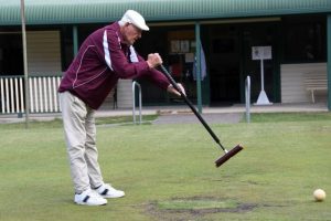 Another close game for Lilydale croquet