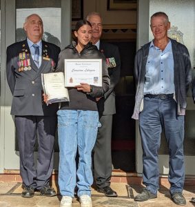 Cameron’s courage will see her embark for Kokoda