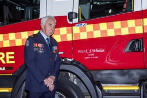 Frank Whelan honoured with pumper naming for over 60 years in CFA