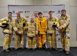 It’s like “climbing stairs in the desert wrapped in a doona”: fireys raise funds for mental health