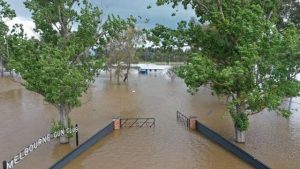 ‘It’s still only accessible by boat’ – Melbourne Gun Club remains under water