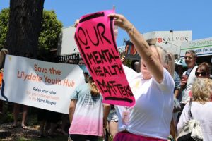 Young people march, rally for support of Lilydale Youth Hub