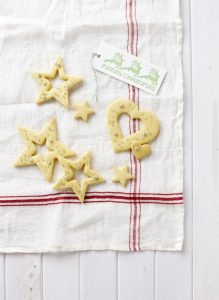 A lemony and polenta twist on traditional shortbread