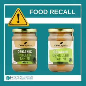 Ceres Organics Tahini products recalled due to salmonella risk