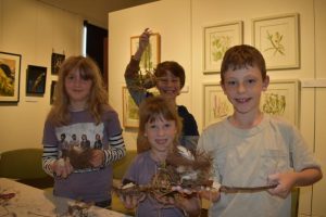 Crafty kids learning about the Helmeted Honeyeater