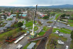 New turntable arrives at Yarra Glen Station