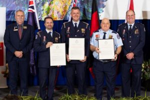 Fireys recognised for bravery during bushfire crisis