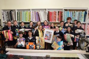 Billanook College students pick up quilts to hand deliver in Thailand