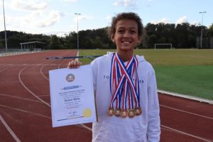 Harlem breaks kids world record for longest standing jump
