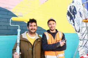 Mural brightens Mooroolbark laneway with help of young people