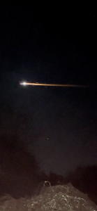 Russian rocket creates comet-like spectacle for Victorians