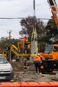 Croydon War Memorial begins relocation process