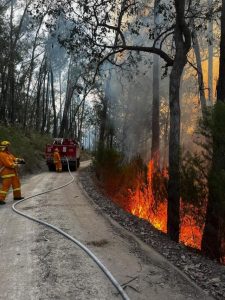 Lilydale joins fire fight in Gippsland