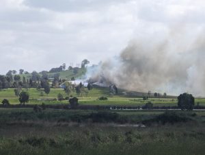Fire tears through Yering golf course