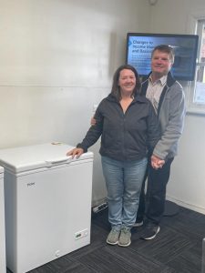 Spirit of volunteering seen with new freezer for Cire