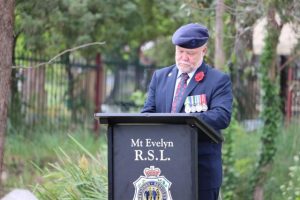 Remembering the fallen in Mount Evelyn