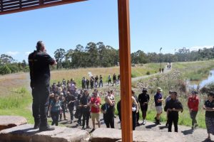 Walk, talk against violence at Lillydale Lake