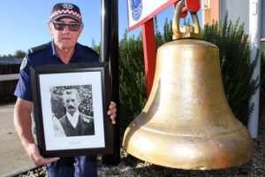 Plaque honours first captain