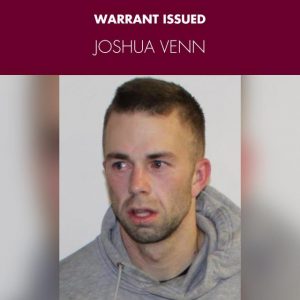 Venn wanted on warrant