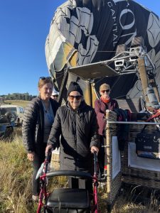 Up, up and away as Trudy and friends take to the sky
