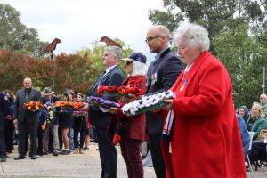 Marking Anzac Day in Mooroolbark