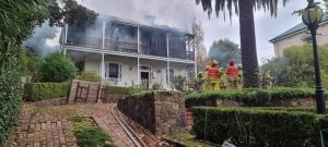 Historically significant house went up in flames