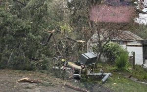 Wind whips through the region