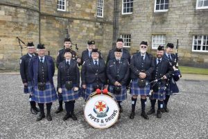 Ambulance Victoria pipes and drums goes international