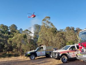 Mid-week grass fire burns multiple hectares in Christmas Hills