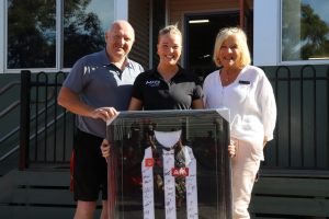 AFLW draftee helps mentor and guide local primary school students